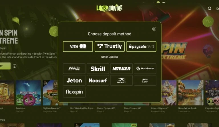 Lucky Jungle Casino livecasino